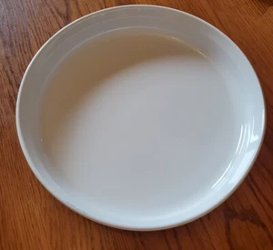 Corning Ware F-3-B French White 24 cm 10 inch Round Quiche Baking Dish preowned - Picture 1 of 4