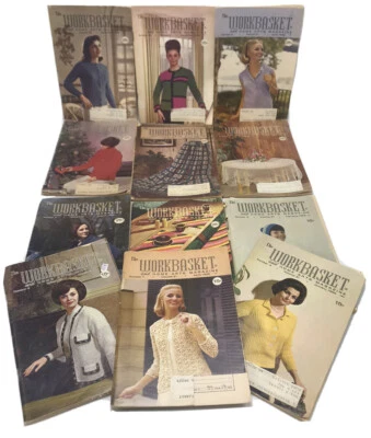 The Workbasket Magazine Complete 1966 Run Jan - Dec - 12 Issues - Image 1 of 4