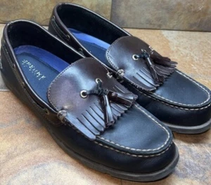 Sperry Top Siders Men’s Leather Slip On Tassel Loafers Size 11M EUC - Picture 1 of 11