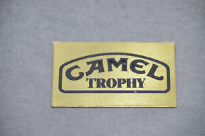 Camel Trophy Edelstahl Gold Schild Schild Abzeichen Logo Plakette 4x4 Land Rover