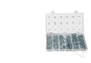 METRIC HYDRAULIC ZERK FITTINGS ATTACHMENT ASSORTMENT KIT SET FOR ZIRK GREASE - Picture 1 of 1