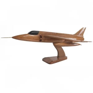 Folland Gnat Swept Wing Subsonic RAF Fighter Aircraft Wooden Desktop Model - Picture 1 of 5