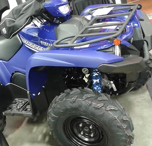 Shock Cover Atv Pour Yamaha Grizzly, 4 Couvre Amortisseur  Camo Blue - Bild 1 von 4