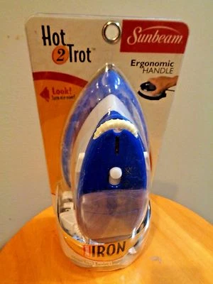 Sunbeam 2630 Hot-2-Trot Plancha Compacta Grande Suela Antiadherente Mango Ergonómico Foto 1 de 4