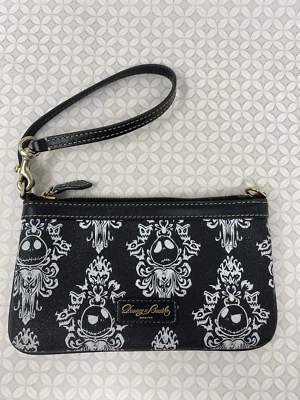 Dooney & Bourke Disney Jack Skellington Slim Wristlet Wallet NBC Haunted Mansion - Image 1 of 4