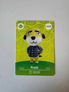 Frett Official Animal Crossing Amiibo Card ACNH Series 5 #445 - Picture 1 of 2