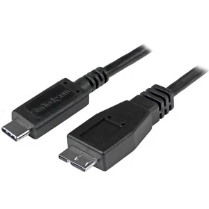 StarTech USB31CUB50CM 18" USB-C to Micro-B M/M Data Transfer Cord Black Cable - Picture 1 of 5