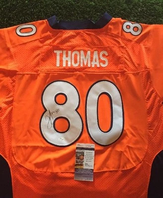 JULIUS THOMAS AUTOGRAPHED DENVER BRONCOS JERSEY JSA/COA J19292 - Image 1 of 4