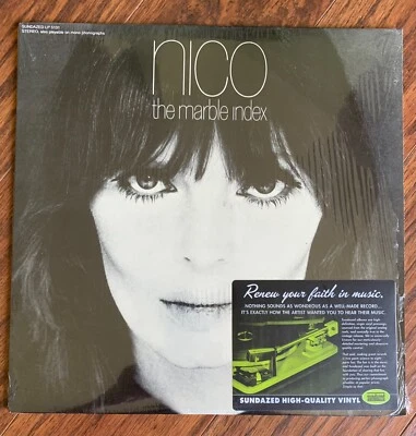 Nico - The Marble Index 2004 Sundazed Pressing in Shrink w/Hype EX/EX - Image 1 of 4