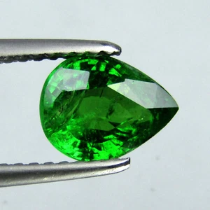 0.800 ct. Natural Tsavorite-Tanzania Untreadet Pear - Picture 1 of 7