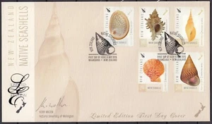 NEW ZEALAND 2015 Native Seashells, Limited Edition FDC - Picture 1 of 1