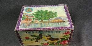 Original Ying Mee Tea Co Box Hong Kong Lichees Black Tea Hummingbird Dragon - Picture 1 of 11