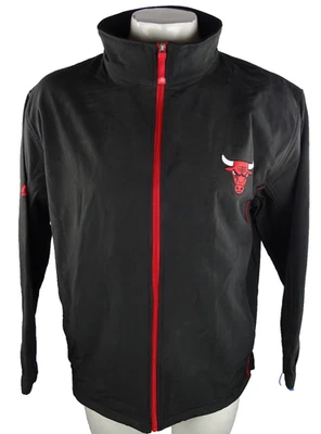 Jaqueta masculina Chicago Bulls NBA Majestic zíper completo casca macia - Imagem 1 de 4