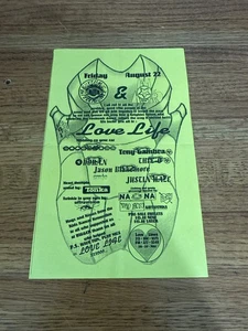 Vintage Love Life Doran Tony Gamboa Thee-O Haze Concert Rave Trance Flyer - Picture 1 of 9