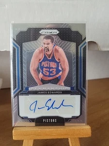 James Edwards 2024-25 Panini Prizm Penmanship Auto Detroit Pistons! - Bild 1 von 2