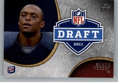 2011 Topps Rising Rookies NFL Draft #DRSV Shane Vereen - FB - Image 1 of 2