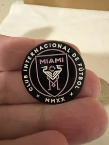 MLS Inter Miami CF Soccer Logo Lapel Pin Free Ship in USA - Picture 1 of 3