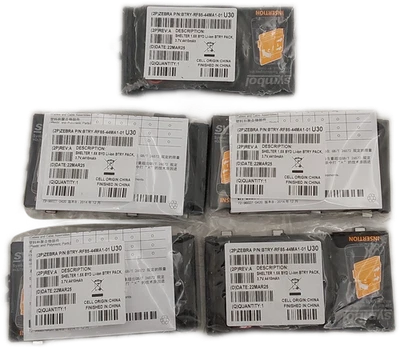 Lote 5 Baterías Zebra RFD8500 Symbol MC36 TC55 ES85  Foto 1 de 4