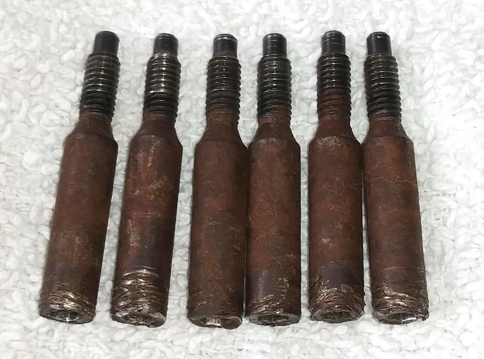 Floyd Rose Schaller STRING LOCK SCREWS Bridge Tremolo 6 弦 德国 * * RELIC * * — 第 1/1 张图片