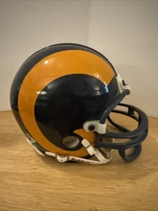 Riddell Sports St Louis Rams Throwback NFL Mini Helmet 3 5/8 Used - Picture 1 of 6