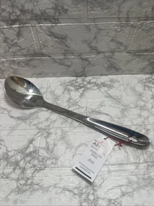 CUCHARA MACIZA DE ACERO INOXIDABLE TOTALMENTE REVESTIDA. NUEVO - Imagen 1 de 10