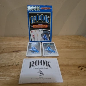 Juego de cartas clásico Rook Parker Brothers 1994 completo con caja y reglas caja abierta - Imagen 1 de 6