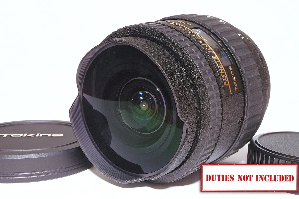 美品 Tokina 10-17mm Fisheye Nikon #8710 Excellent Condition Tokina