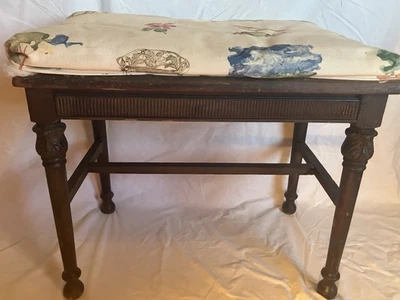 Antiguo banco Victoria roble 1890 Foto 1 de 4