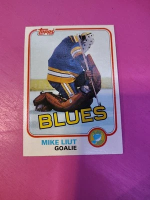 1981 Topps Hockey Mike Liut card #20 NM-MT pack fresh - Image 1 of 2
