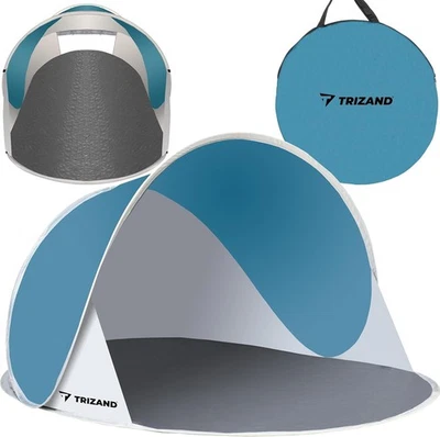 Sonnenzelt MT MALATEC Pop Up Strandmuschel UV-Schutz 145x100x70 cm