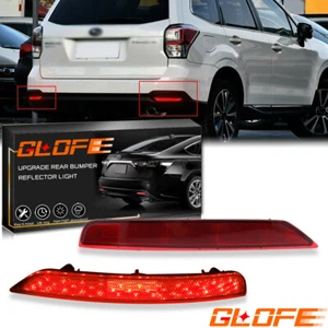 Lente roja 72-LED luces de freno reflector de parachoques trasero para Subaru Forester 2009-2018 - Imagen 1 de 8