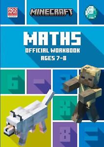 Minecraft Maths Ages 7-8: Official Workbook by Collins KS2 Paperback Book