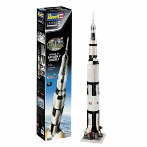 Revell Modellbausatz Geschenkset Apollo 11 Saturn V Rakete, 183 Teile, 03704 - Bild 1 von 7