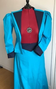 Victorian Edwardian style Women jacket long puffy sleeve, no closure, size 4-30 - Picture 1 of 12