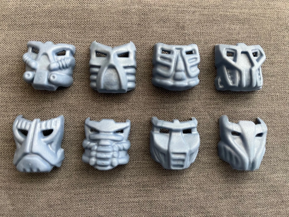 LEGO Bionicle 8578 Gahlok-Kal Krana Máscara Perla Arena Azul - Juego Completo Foto 1 de 1