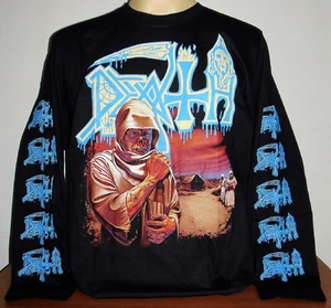 Camiseta Death Lepra Mangas Largas Talla S M L XL 2XL 3XL Banda de Metal Grindcore Nueva - Imagen 1 de 4