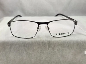 Elements EL-338 YOUTH EYEGLASS size 51-16-135 col C2 GUNMETAL w/CASE - Picture 1 of 4