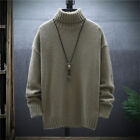 Mens Jogger Sweatshirt Workout  Knitted Coat Long Sleeve Sweater