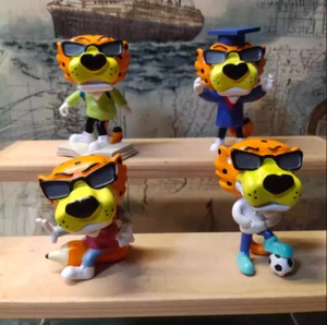 CHESTER CHEETAH Cheetos 4 PCS Cartoon Figure Statue Set - Picture 1 of 3