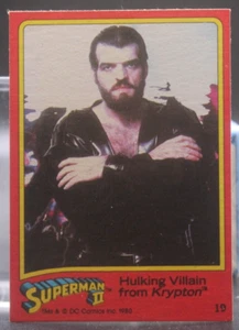 Villano Hulking de Krypton - 1980 Topps Superman II #19 - Imagen 1 de 1