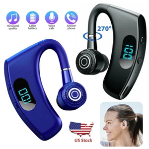 Bluetooth Headset Wireless Headphone Handfree Earphone Earbud for Computer Phone - Picture 1 of 14