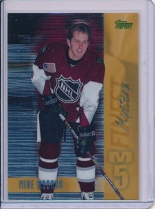 Topps Mystery Finest Gold 1998-99 Mike Modano #M5 Salón de la fama All-Star Dallas Stars - Imagen 1 de 2
