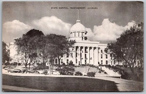 Vintage Montgomery Alabama AL State Capitol 1940er Ansicht Mayrose Co Postkarte - Bild 1 von 2