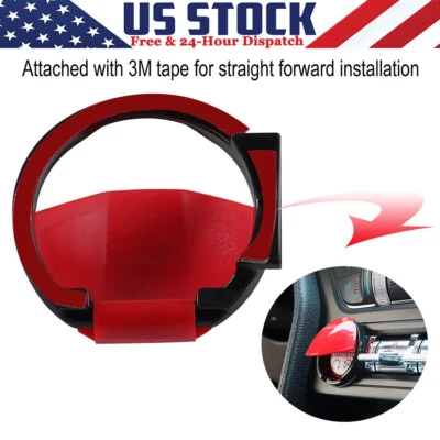 Cubierta interior de botón de parada de arranque del motor para Ford Mustang 2015-2021 Foto 1 de 4