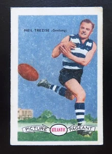1958 ATLANTIC PETROL VFL Card: NEIL TREZISE (Geelong) #72 - Picture 1 of 2