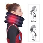 Inflatable Cervical Collar Neck Relief Traction Brace Support Stretcher Device