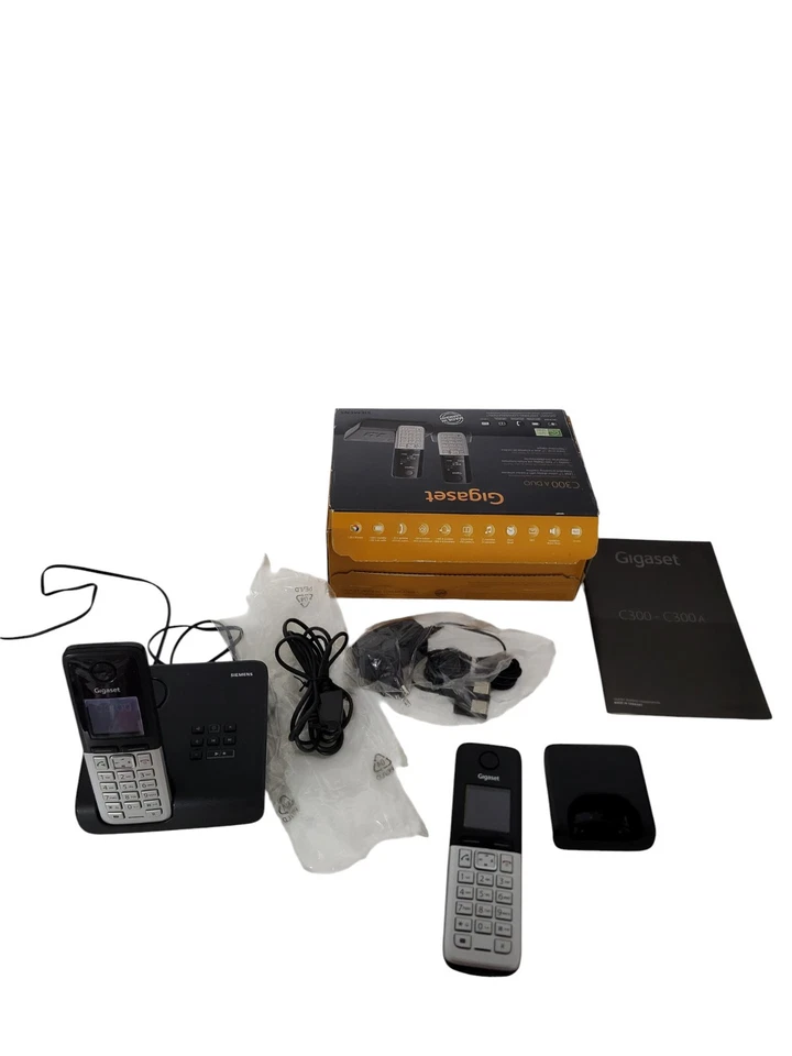 Siemens Gigaset C300A Schnurloses DECT Telefon mit Anrufbeantworter - Bild 1 von 4