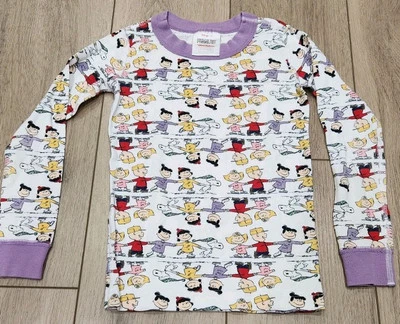 花生史努比 Charlie Hanna Andersson 100% 有机棉 PJ 上衣,尺寸 110 厘米(5) — 第 1/4 张图片