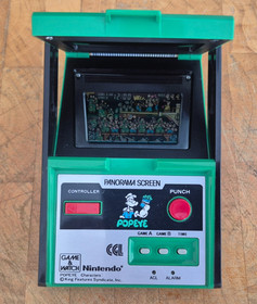 Nintendo Game and Watch Panorama screen Popeye PG-92 1983 CGL