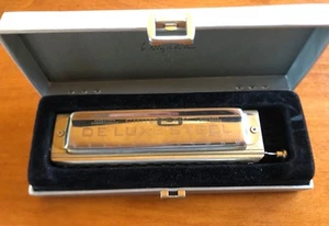 CUSTOM SEYDEL CHROMATIC DELUXE 12 Harmonica (IRISH D/C# BeBop) - Picture 1 of 7